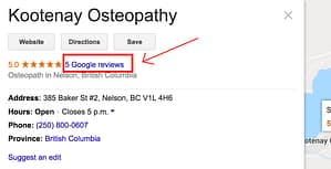 Kootenay Osteopathy Map Nelson